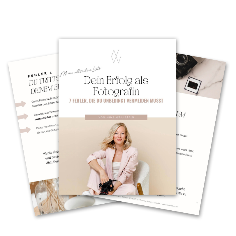 PDF Guide Vorschau mit den größten Fehlern für Fotografen
