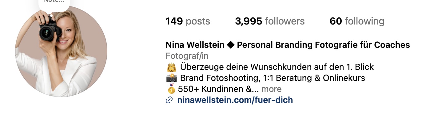 Branding Fotografin Nina Wellstein