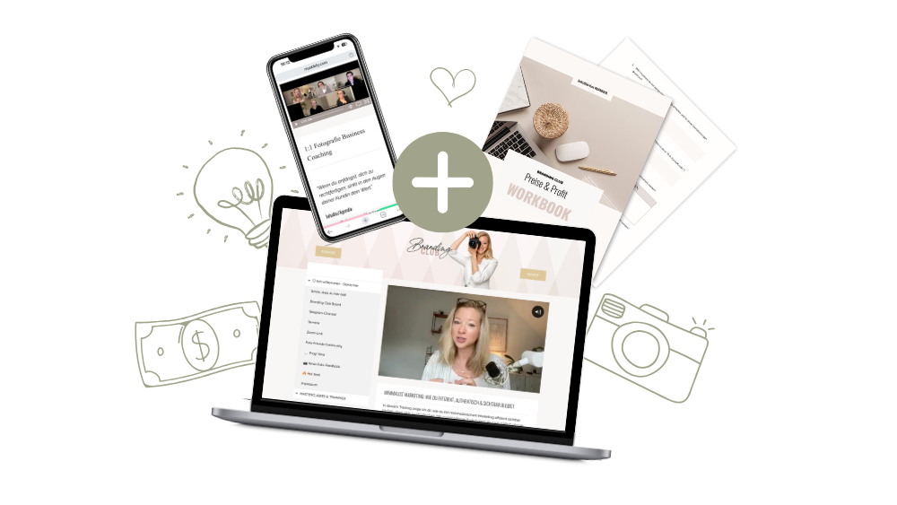 Branding Club Online Fotografinnen Mentoring
